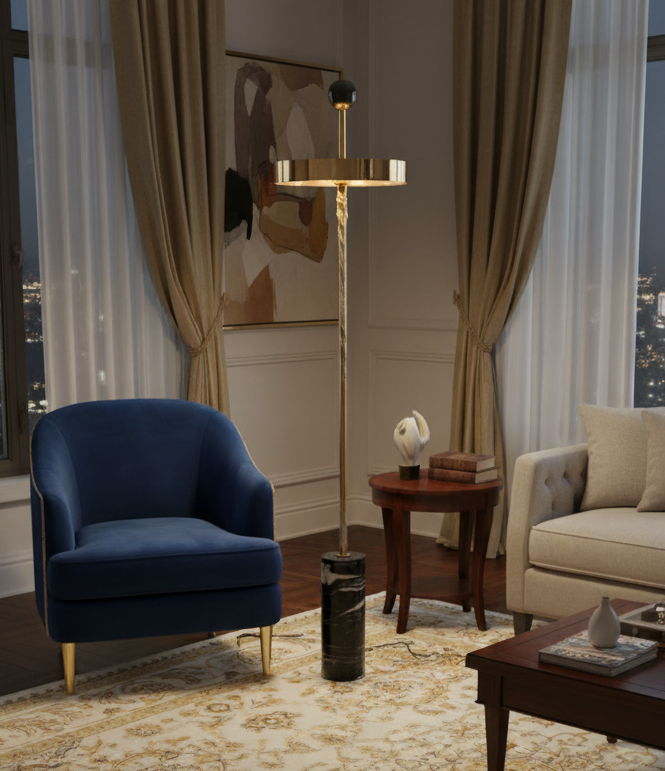 Disc Floor Lamp