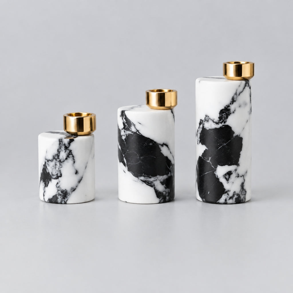 Lint Candle Stands (Set of 3)