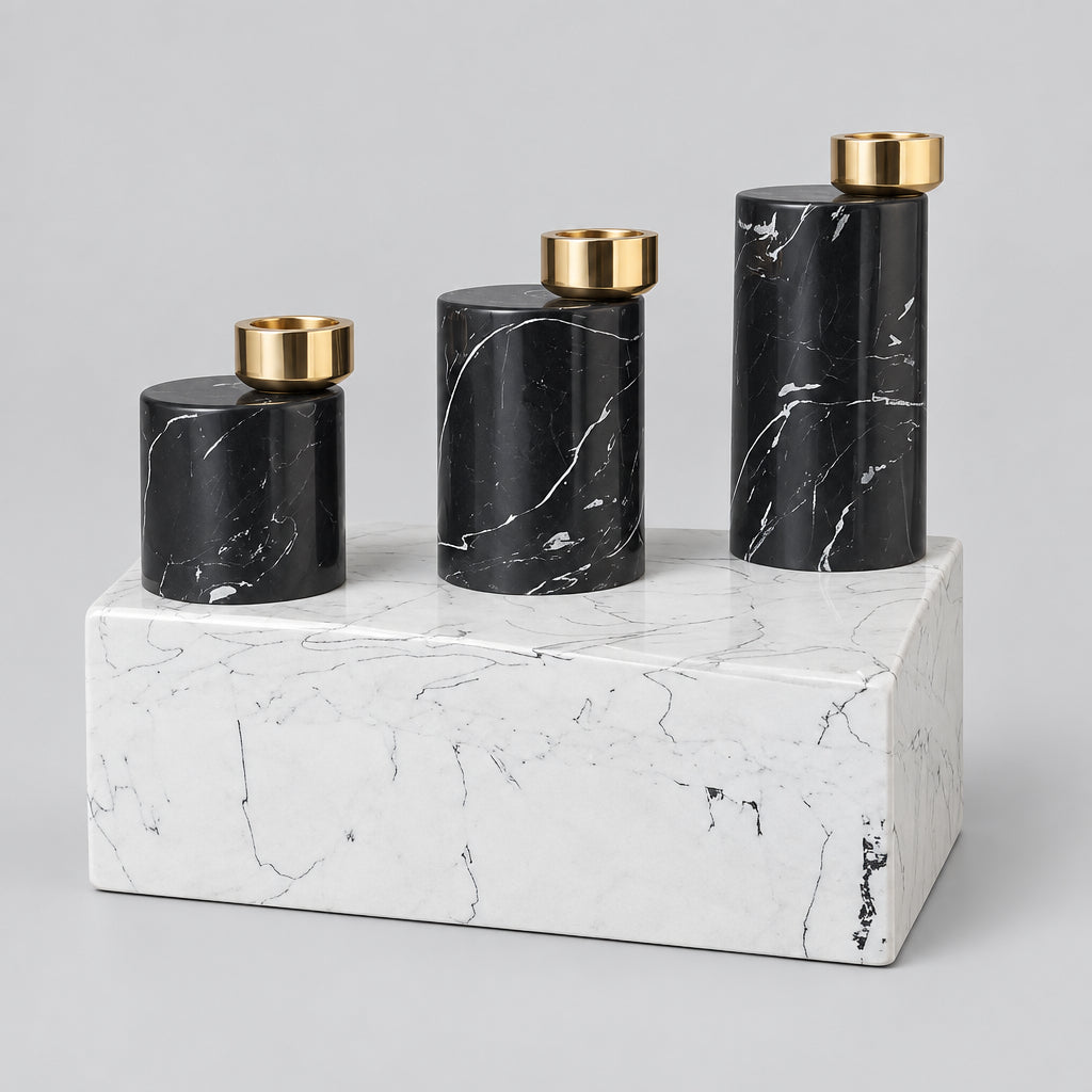 Lint Candle Stands (Set of 3)