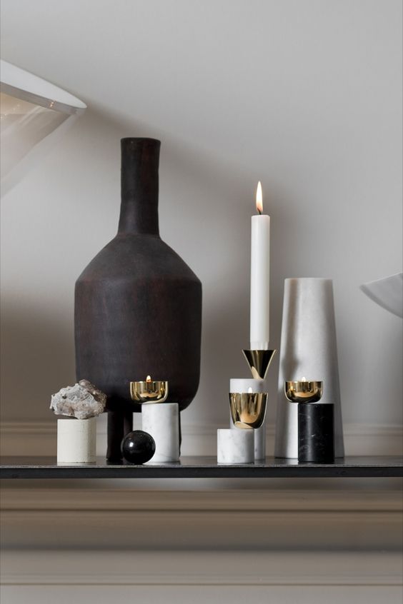 Lint Candle Stands (Set of 3)