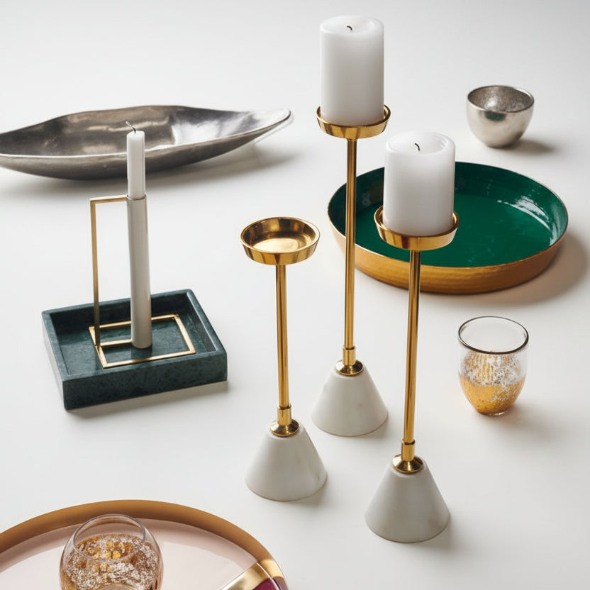 Clide Candle Stand (Set of 3)