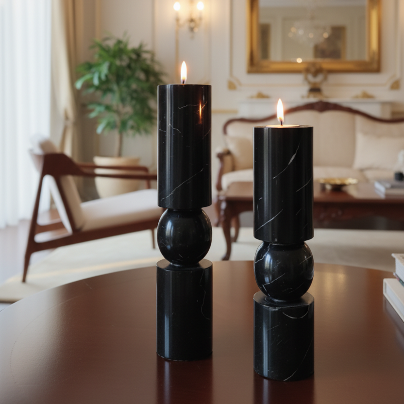 Fulcrum Candle Stands (Set of 2)