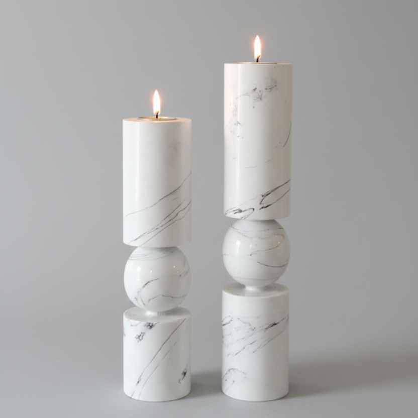 Fulcrum Candle Stands (Set of 2)
