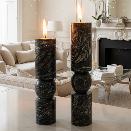 Fulcrum Candle Stands (Set of 2)