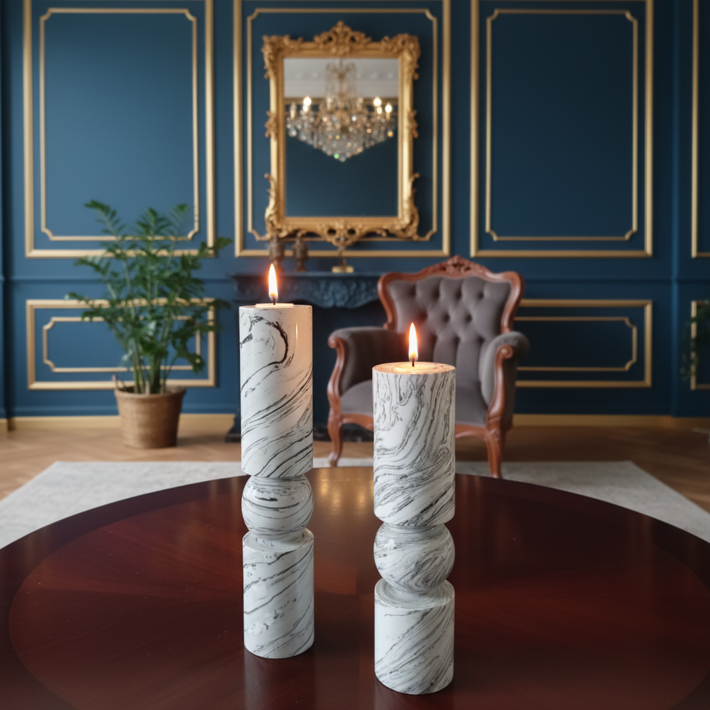 Fulcrum Candle Stands (Set of 2)