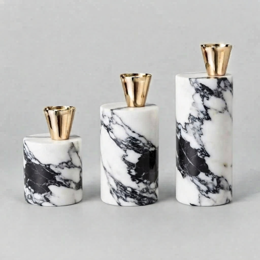 Lint Candle Stands (Set of 3)