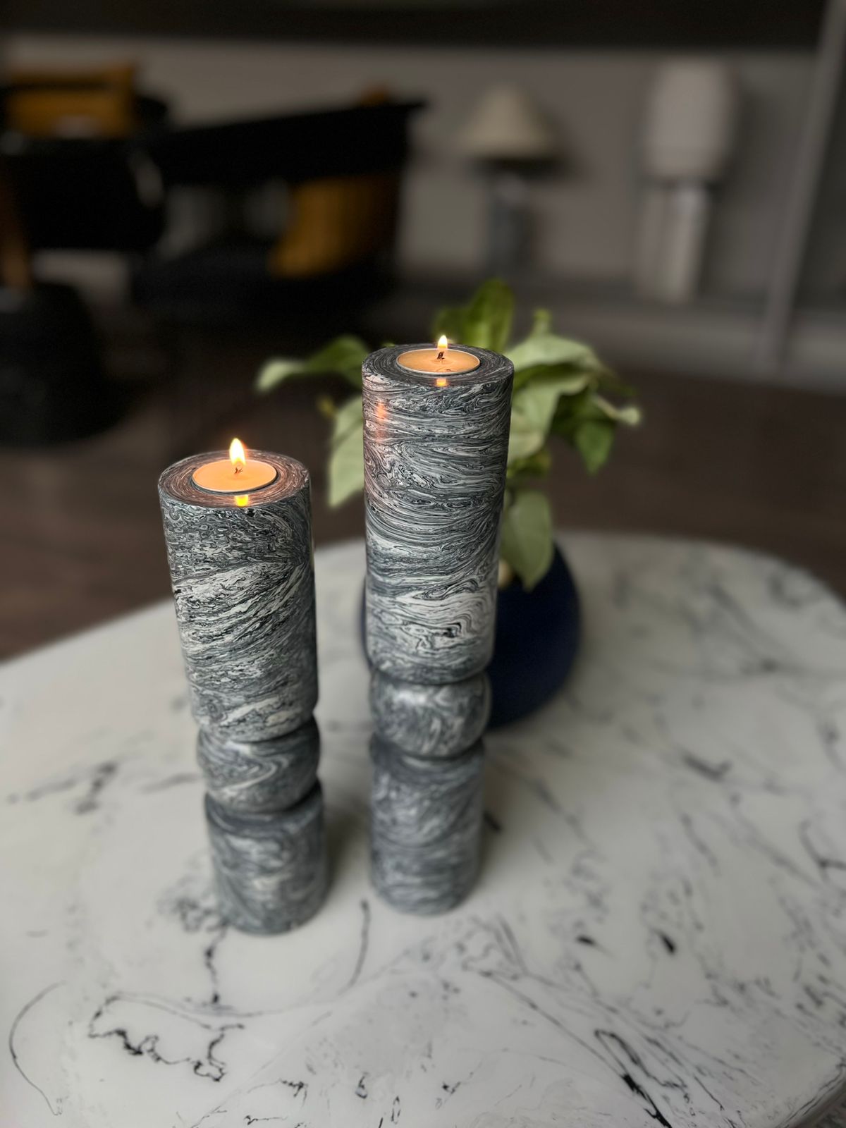 Fulcrum Candle Stands (Set of 2)
