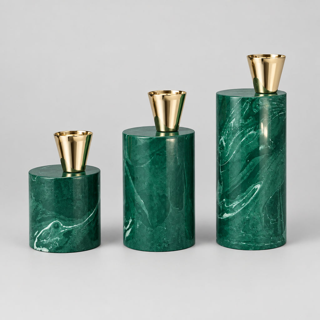Lint Candle Stands (Set of 3)